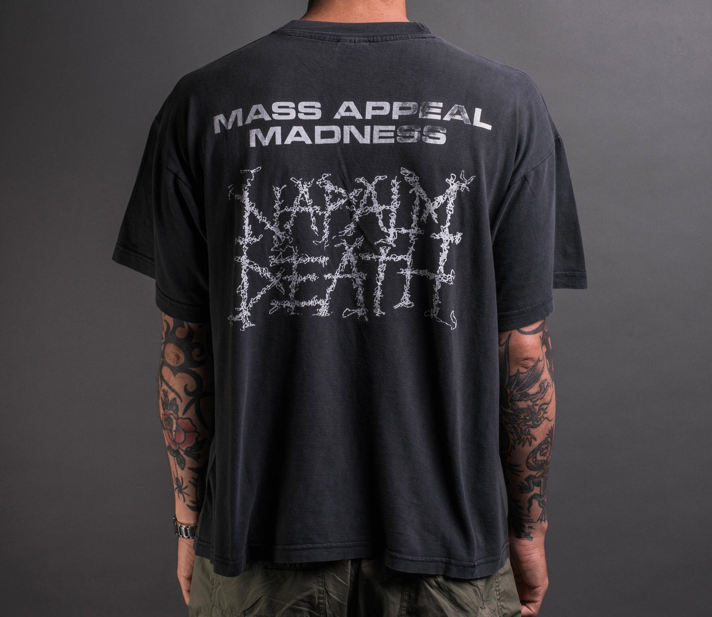 Vintage 1991 Napalm Death Mass Appeal Madness T-Shirt