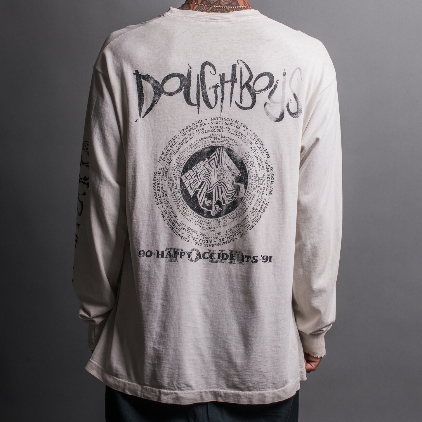 Vintage 1990 Doughboys Happy Accidents Tour Longsleeve