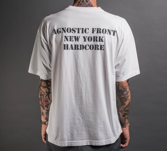 Vintage 1996 Agnostic Front Cause For Alarm T-Shirt