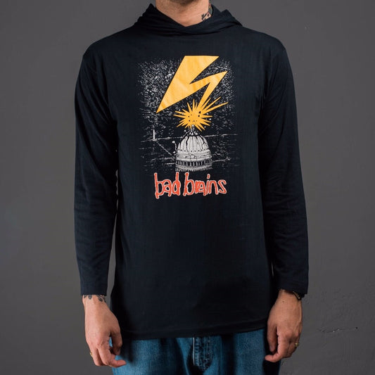 Vintage 1993 Bad Brains Rise Tour Hooded Longsleeve