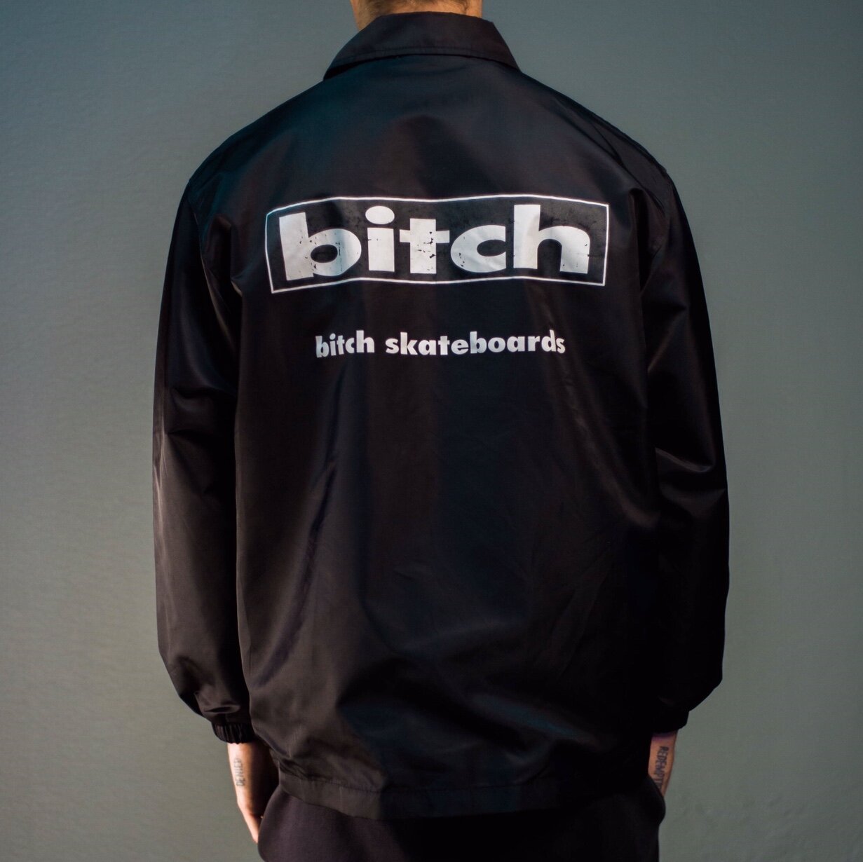 Vintage 90’s Bitch Skateboards Windbreaker