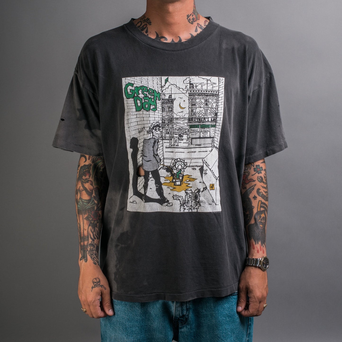 Vintage 1994 Green Day Dookie Tour T-Shirt