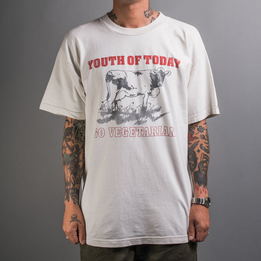 Vintage 90’s Youth of Today Go Vegetarian T-Shirt