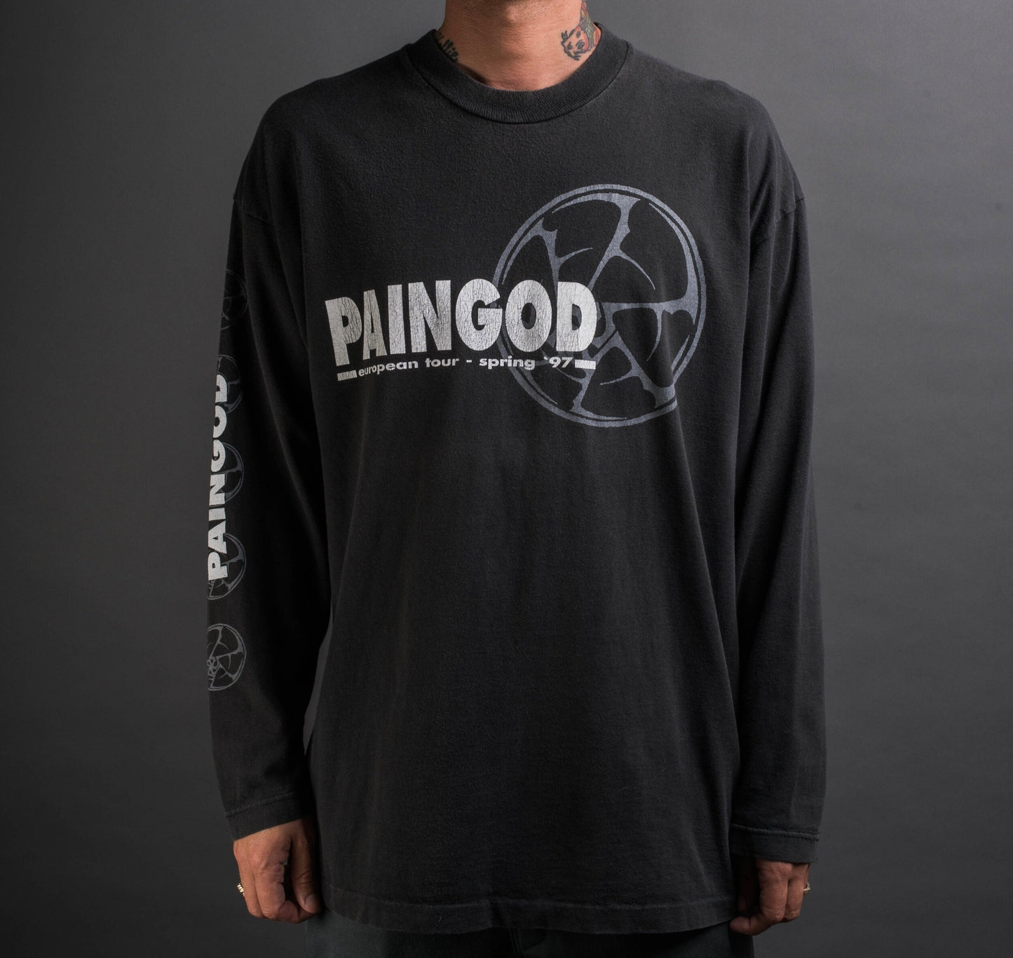 Vintage 1997 Paingod European Tour Longsleeve