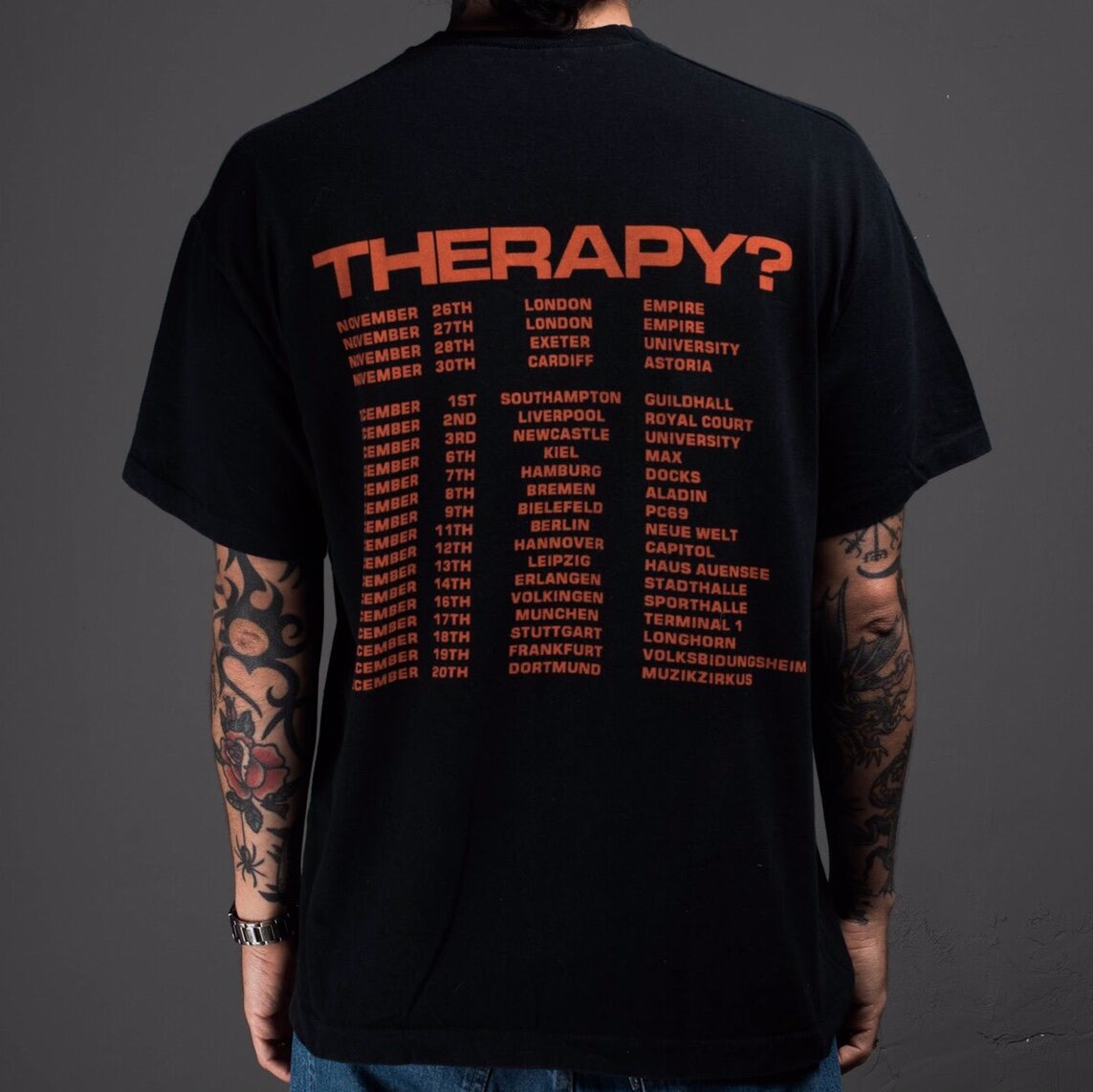 Vintage 90's Therapy? Tour T-Shirt – Mills Vintage USA