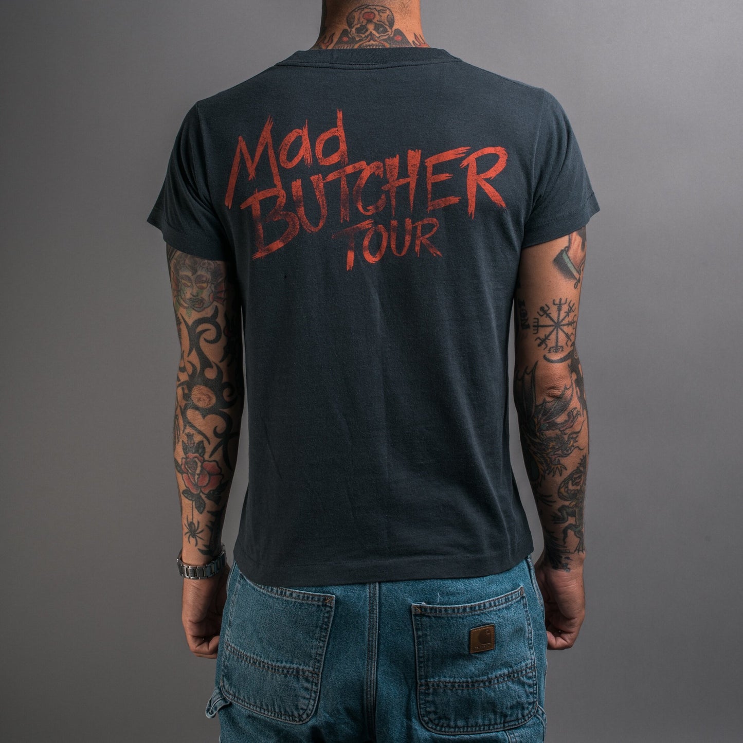 Vintage 1987 Destruction Mad Butcher Tour T-Shirt