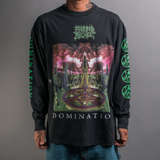 Vintage 1995 Morbid Angel European Domination Tour Longsleeve