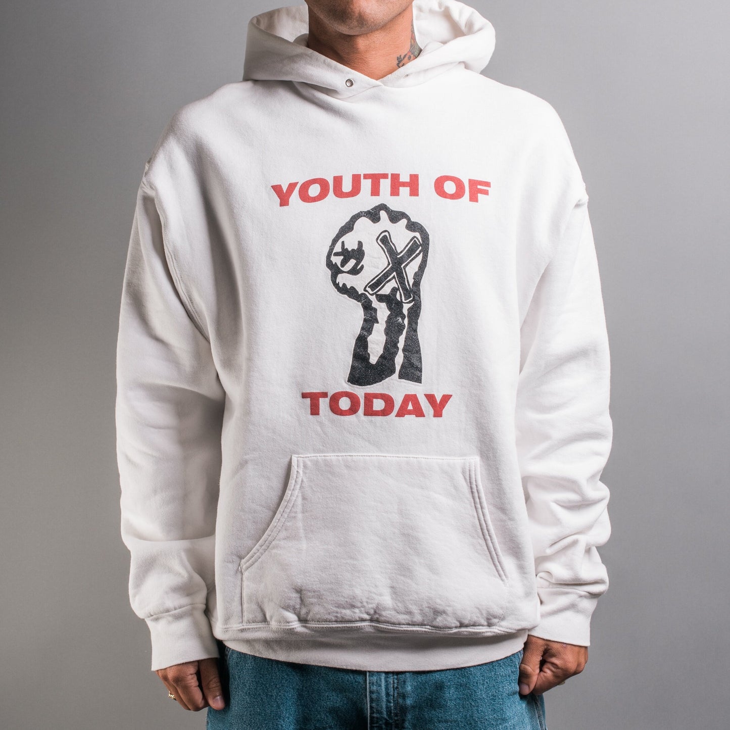 Vintage 90’s Youth Of Today Positive Outlook Hoodie