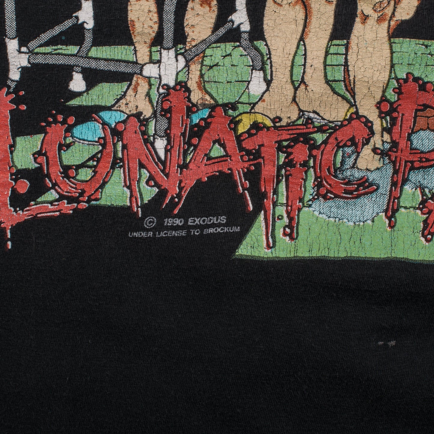 Vintage 1990 Exodus Lunatic Parade T-Shirt