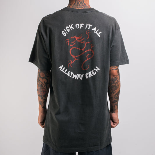 Vintage 90’s Sick Of It All Alleyway Crew T-Shirt