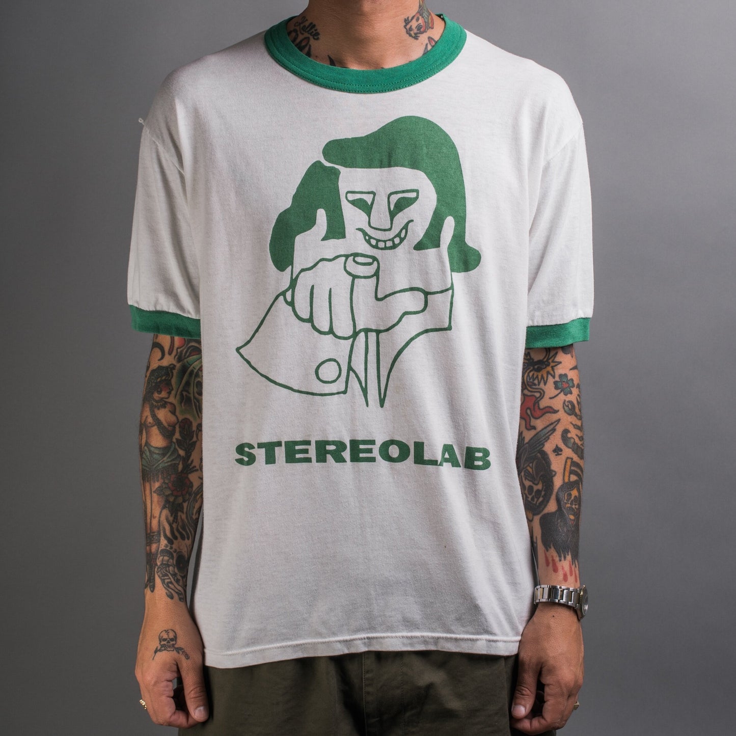 Vintage 90’s Stereolab Low Fi Ringer T-Shirt
