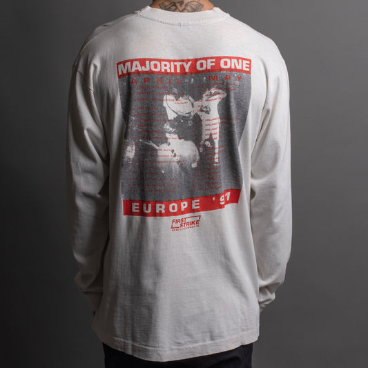 Vintage 1991 Majority Of One Pace Euro Tour Longsleeve