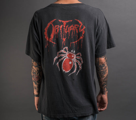 Vintage 90’s Obituary Cause of Death T-Shirt