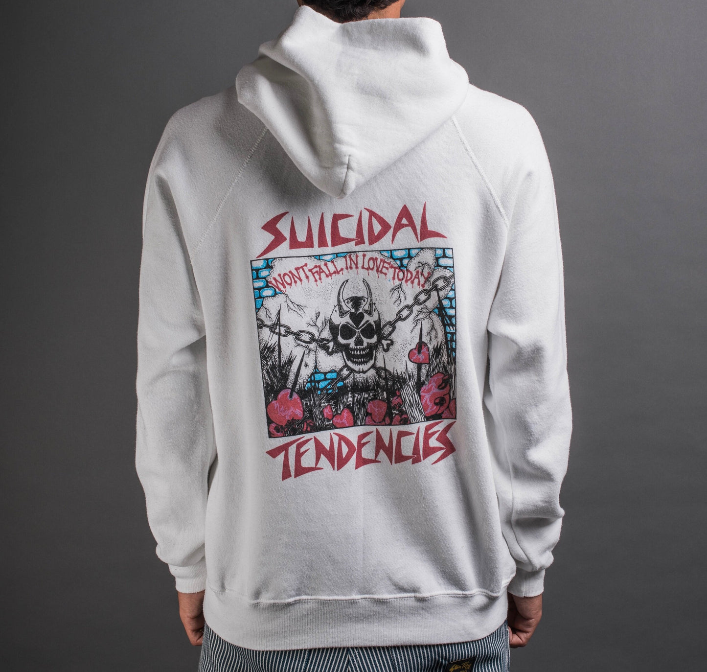 Vintage 80’s Suicidal Tendencies Won’t Fall In Love Today Hoodie