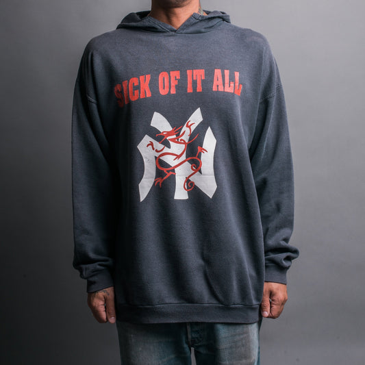 Vintage 90’s Sick Of It All The Pain Strikes Hoodie