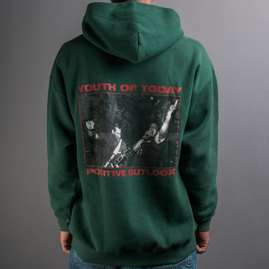 Vintage 90’s Youth Of Today Positive Outlook Hoodie