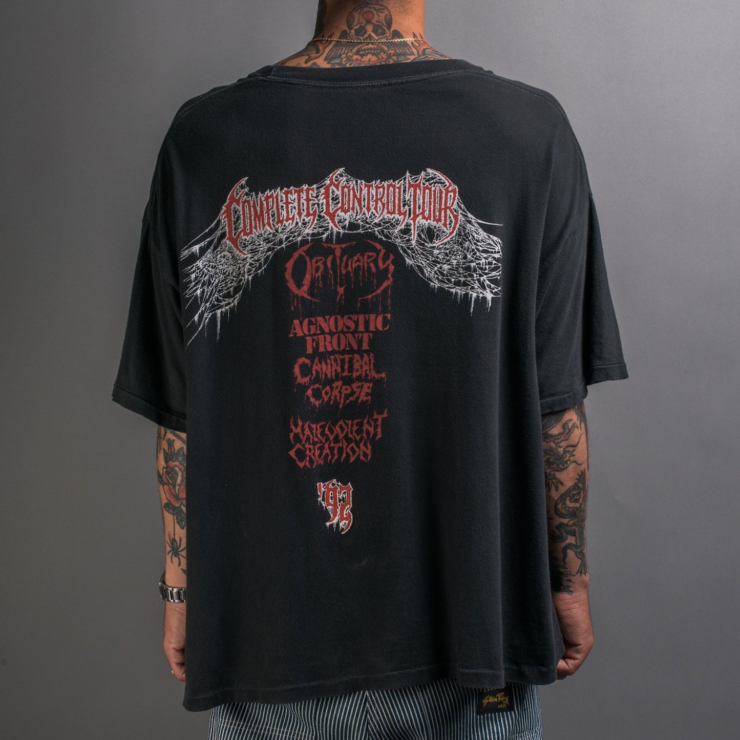 Vintage 1992 Complete Control Tour T-Shirt