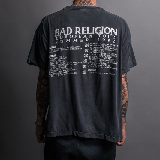 Vintage 1992 Bad Religion Generator European Tour T-Shirt