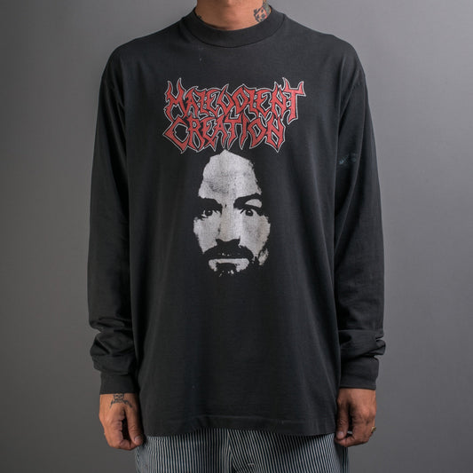 Vintage 1992 Malevolent Creation Retribution Tour Longsleeve