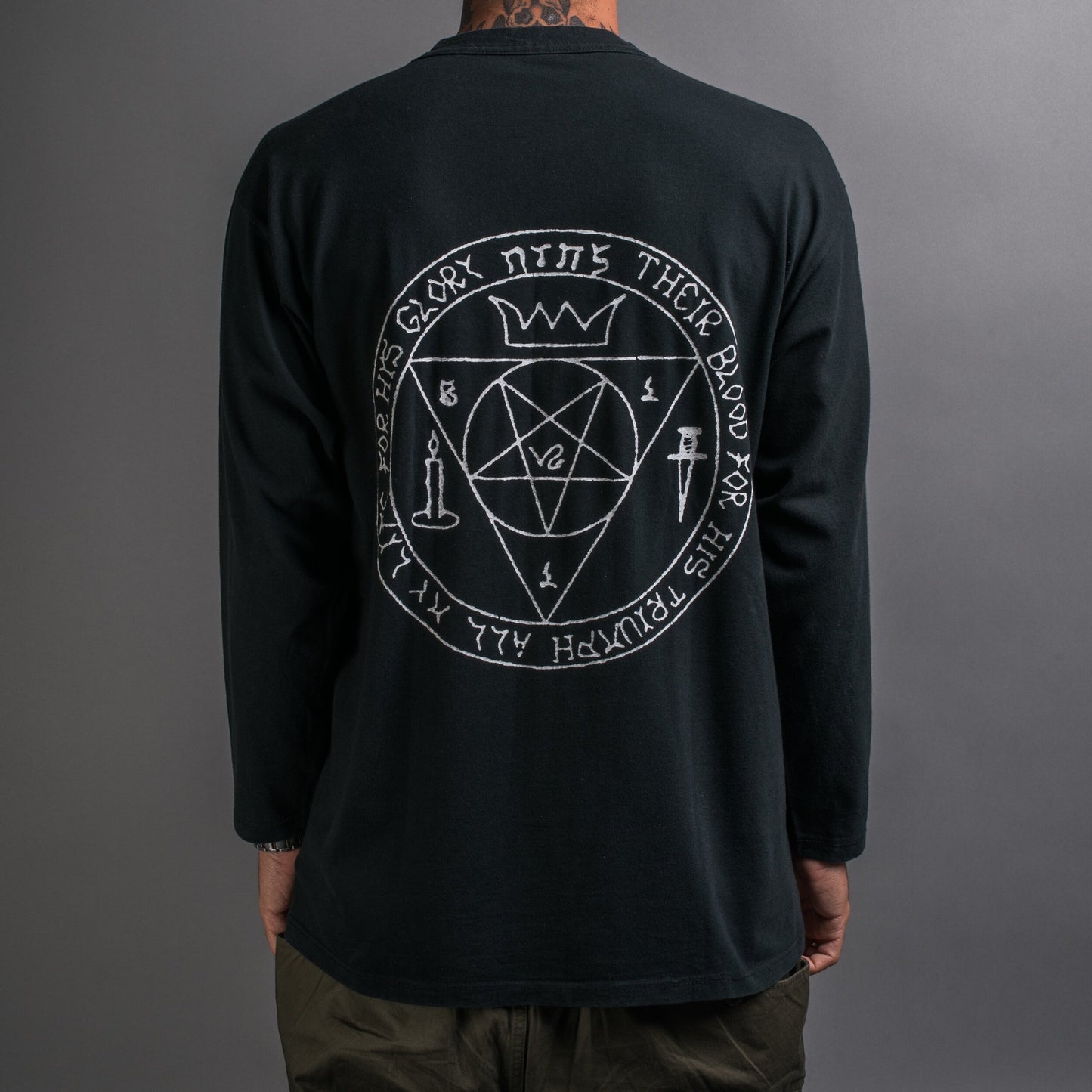 Vintage 90’s Samael Worship Him Longsleeve