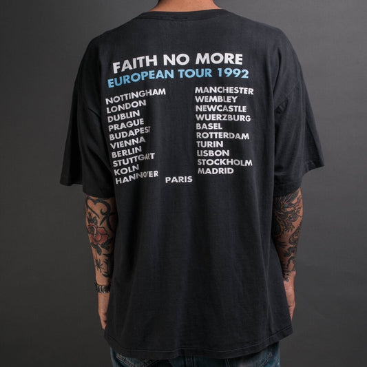 Vintage 1992 Faith No More European Tour T-Shirt