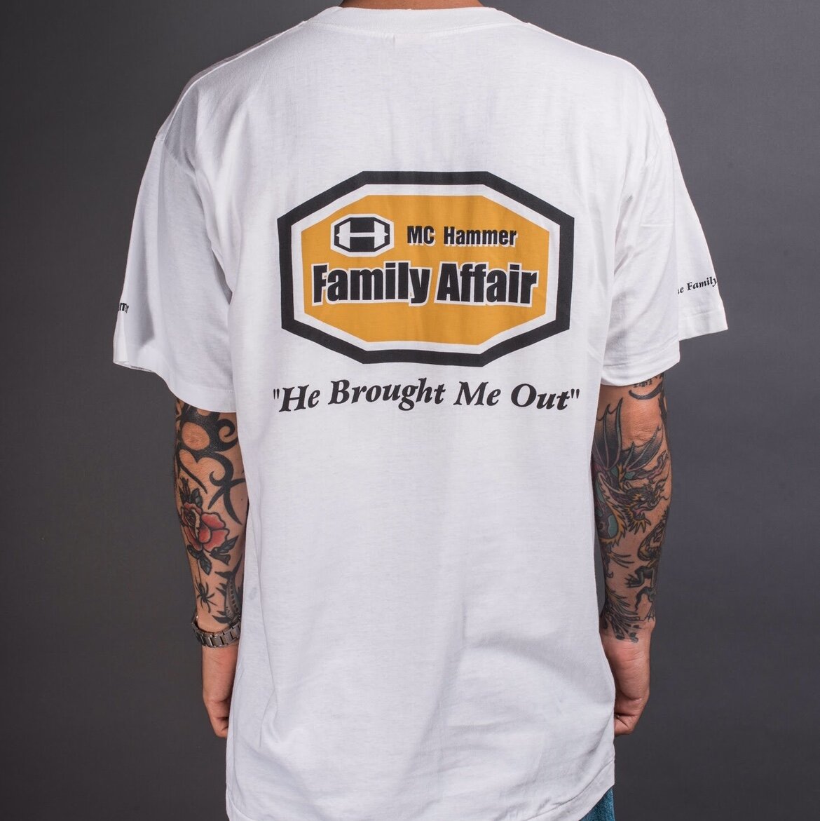 Vintage 90's MC Hammer Family Affair 4-Sided T-Shirt – Mills