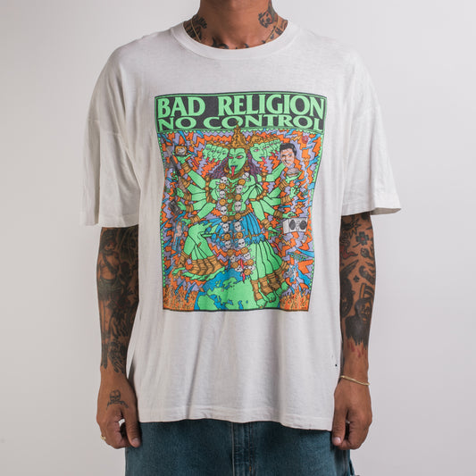 Vintage 1990 Bad Religion No Control Tour T-Shirt