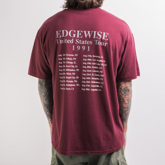 Vintage 1991 Edgewise Tour T-Shirt