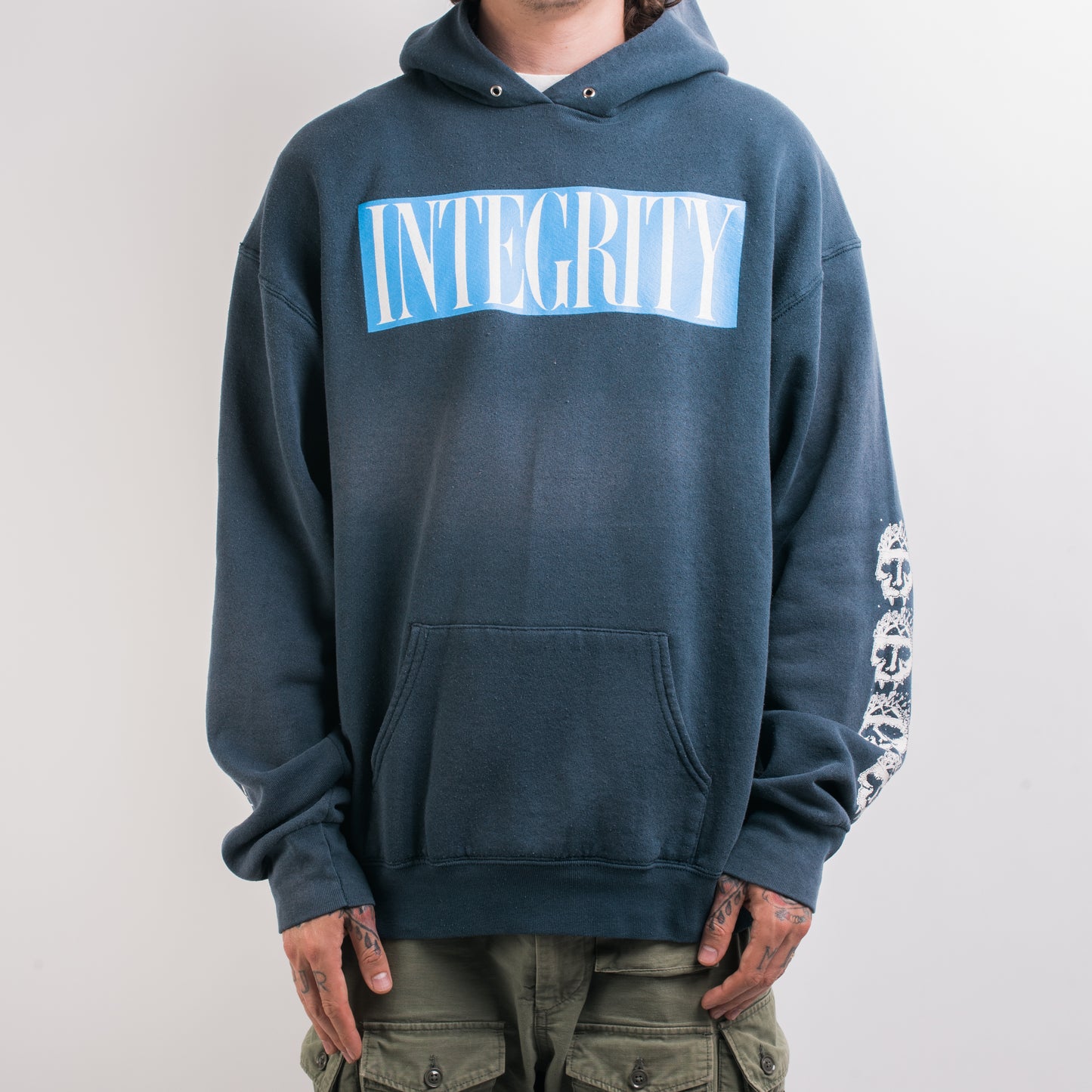 Vintage 90’s Integrity In Contrast Of Sin Hoodie