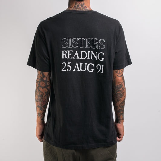 Vintage 1991 The Sisters Of Mercy Reading Fest T-Shirt