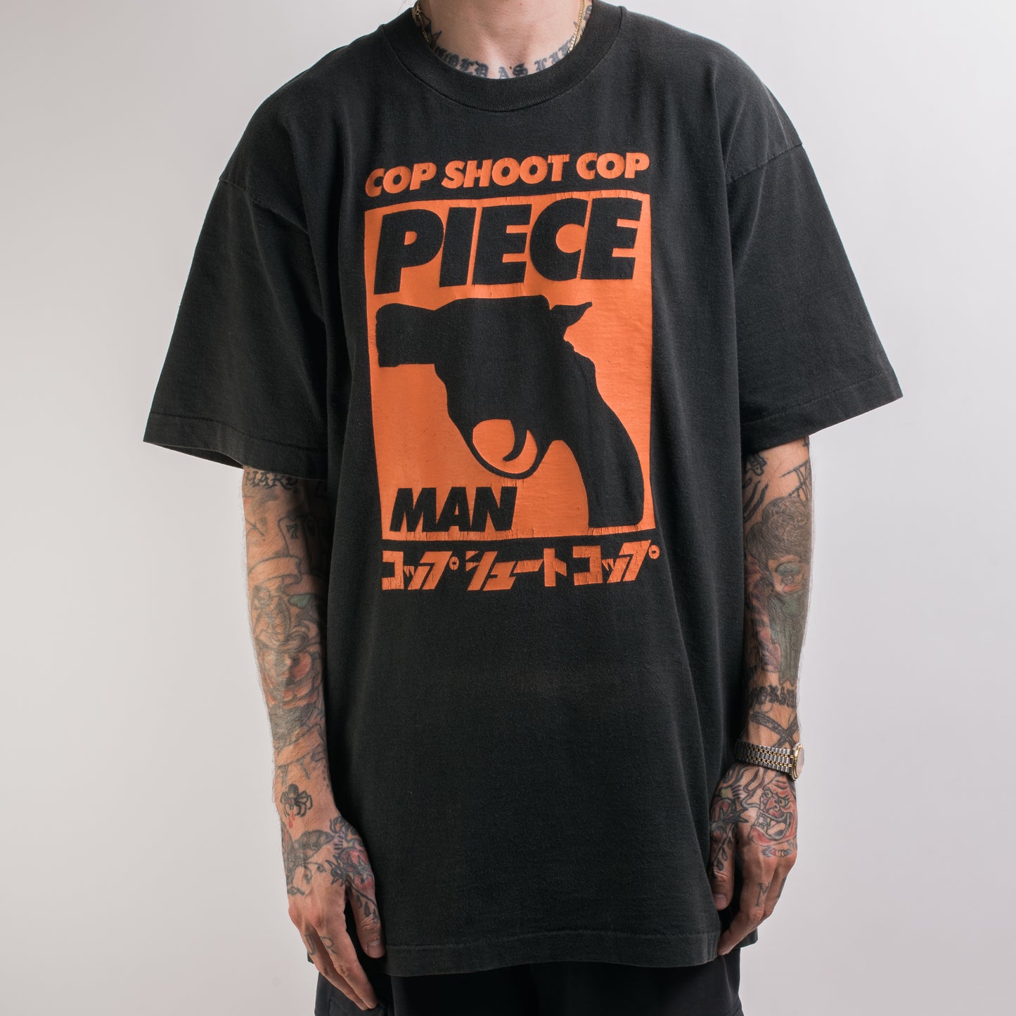 Vintage 90’s Cop Shoot Cop Piece Man T-Shirt