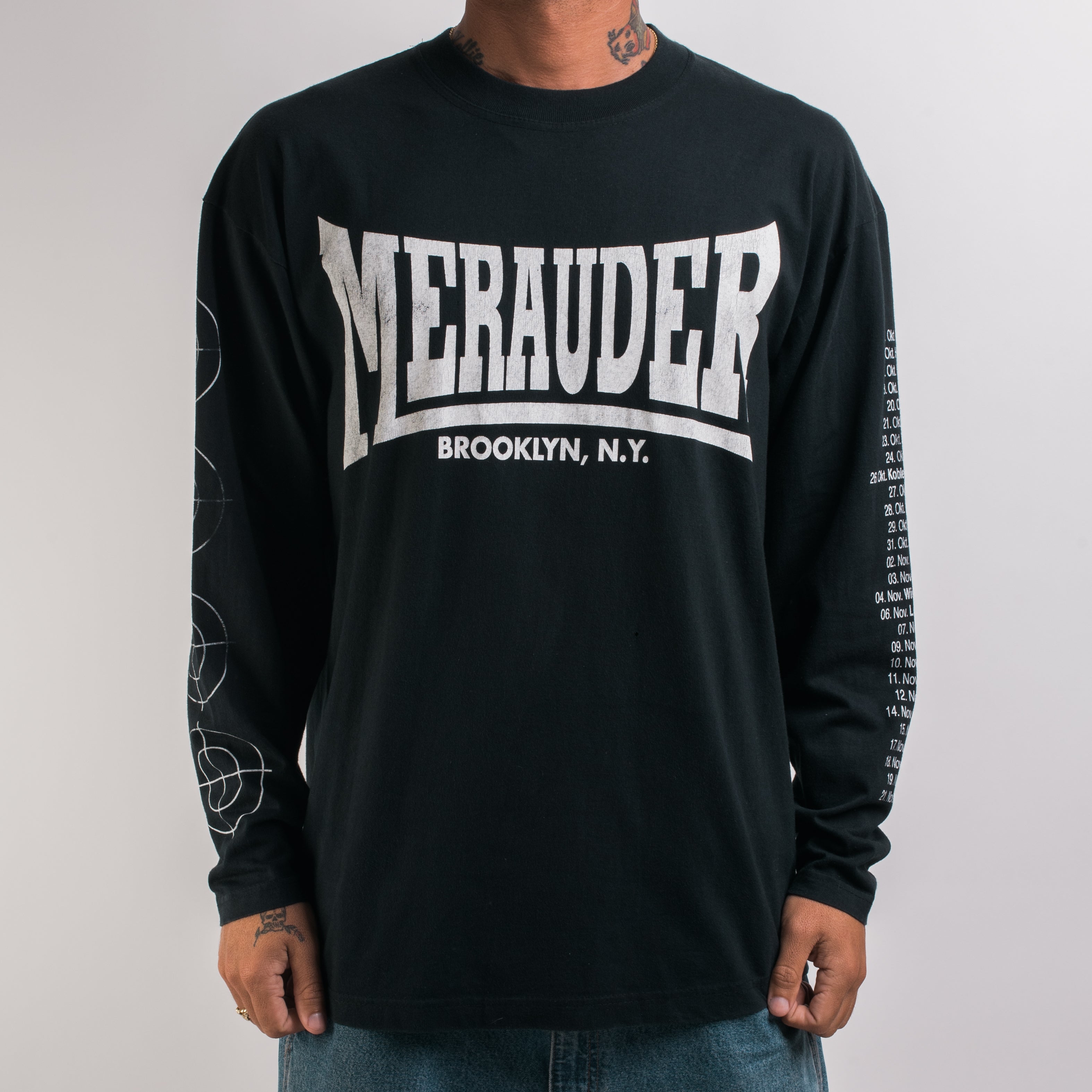 Vintage Merauder Minus Years T-Shirt Very Rare Tour Men's Size newest XL