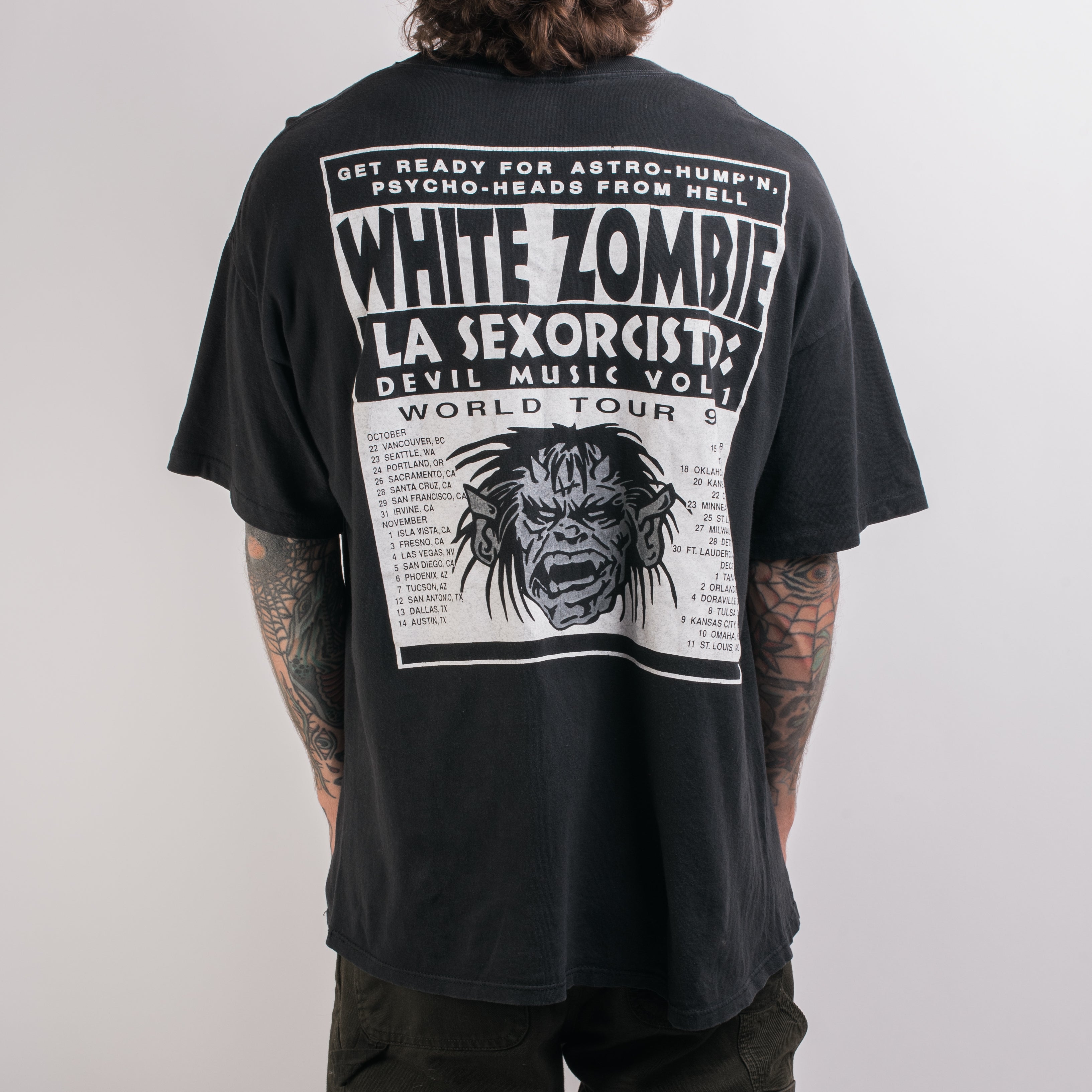 Vintage 1992 White Zombie Tour T-Shirt