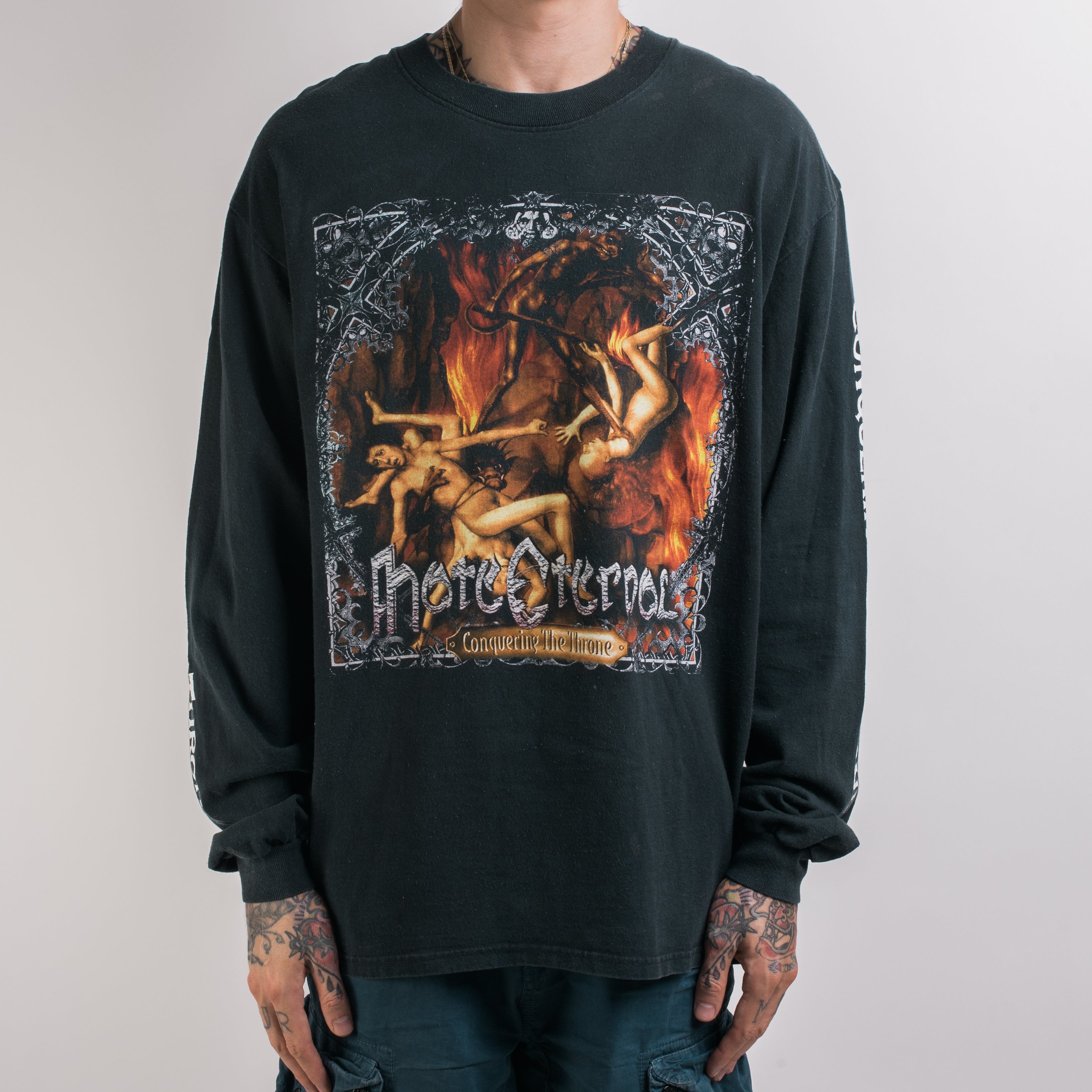 Vintage 90’s Hate Eternal Conquering The Throne Longsleeve – Mills ...