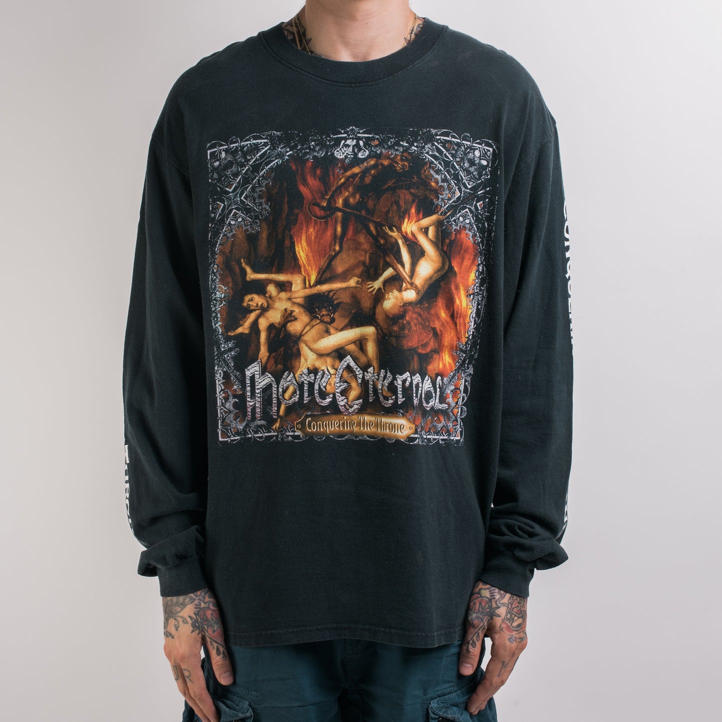 Vintage 90’s Hate Eternal Conquering The Throne Longsleeve