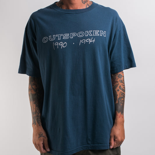 Vintage 1994 Outspoken Last Show T-Shirt