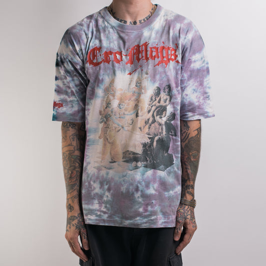 Vintage 1993 Cro-Mags Near Death Experience Tour Tie Dye T-Shirt