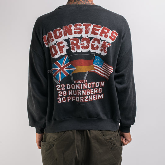 Vintage 1987 Monsters Of Rock Sweatshirt