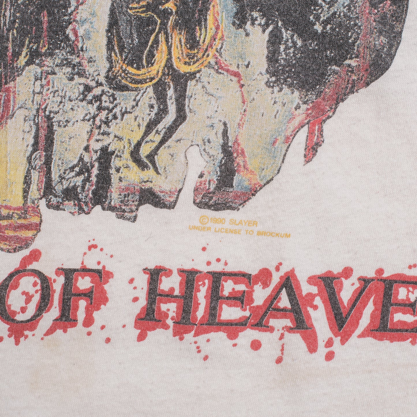 Vintage 1990 Slayer South Of Heaven T-Shirt