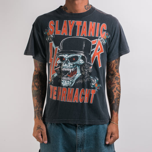 Vintage 1989 Slayer World Sacrifice Tour T-Shirt