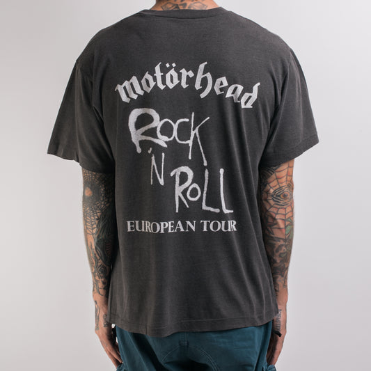 Vintage 80’s Motorhead Rock’N’Roll European Tour T-Snirt