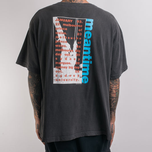 Vintage 1993 Helmet Meantime Australian Tour T-Shirt