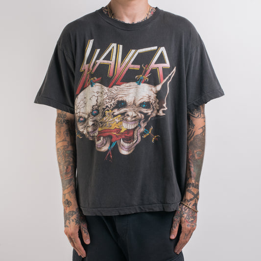 Vintage 1991 Slayer Decade Of Aggression Tour T-Shirt