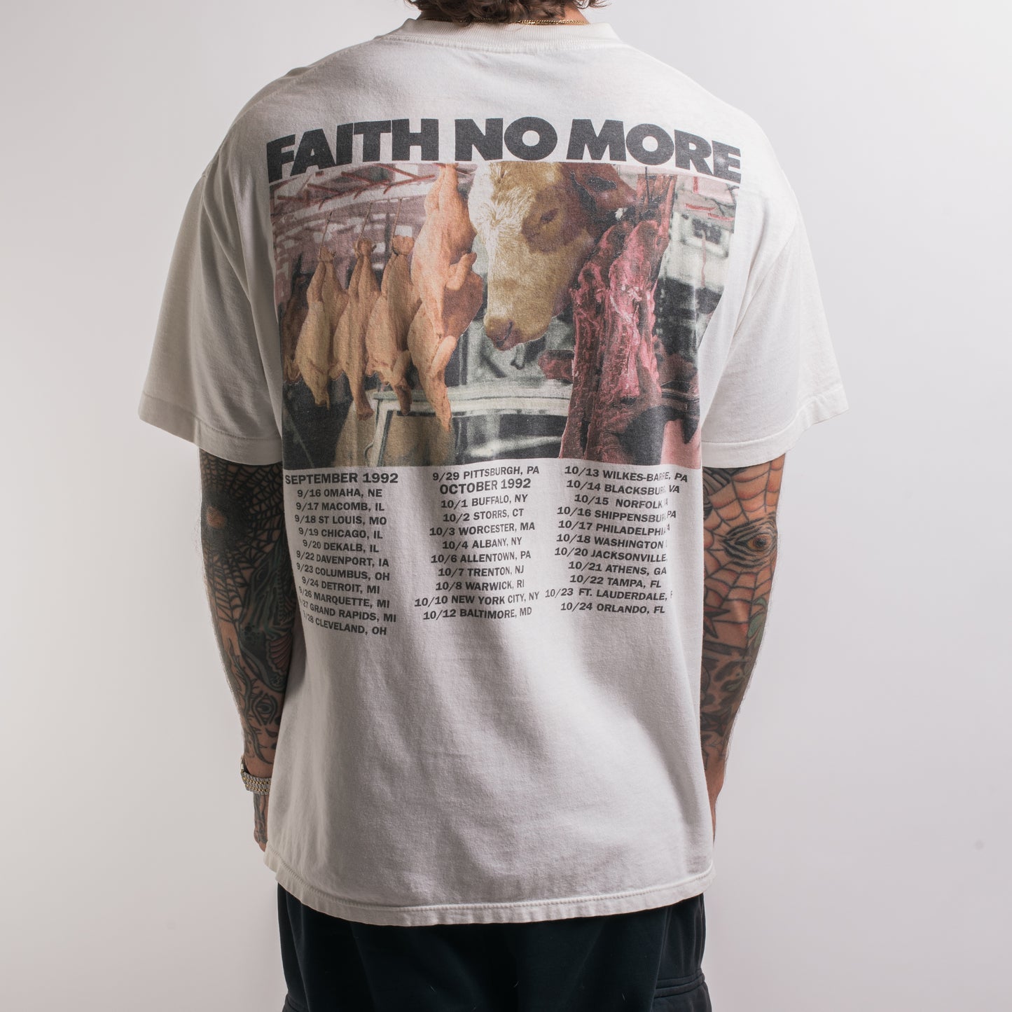 Vintage 1992 Faith No More Tour T-Shirt