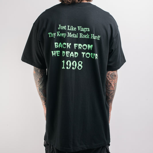 Vintage 1998 Nuclear Assault Back From The Dead Tour T-Shirt