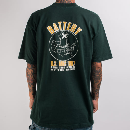 Vintage 1997 Battery For The Kids Tour T-Shirt