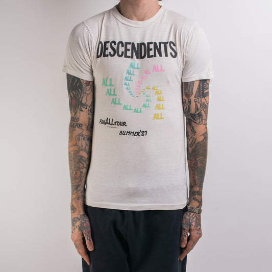 Vintage 1987 Descendents FinALL Tour T-Shirt