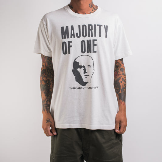 Vintage 90’s Majority Of One Think About Tomorrow T-Shirt