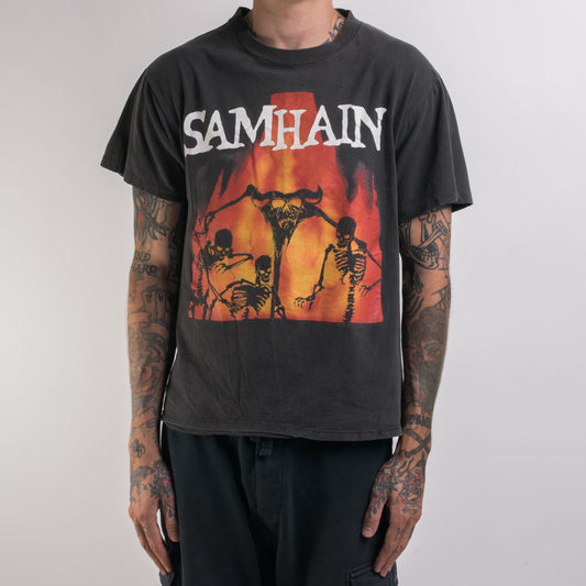 Vintage 1990 Samhain November Coming Fire T-Shirt