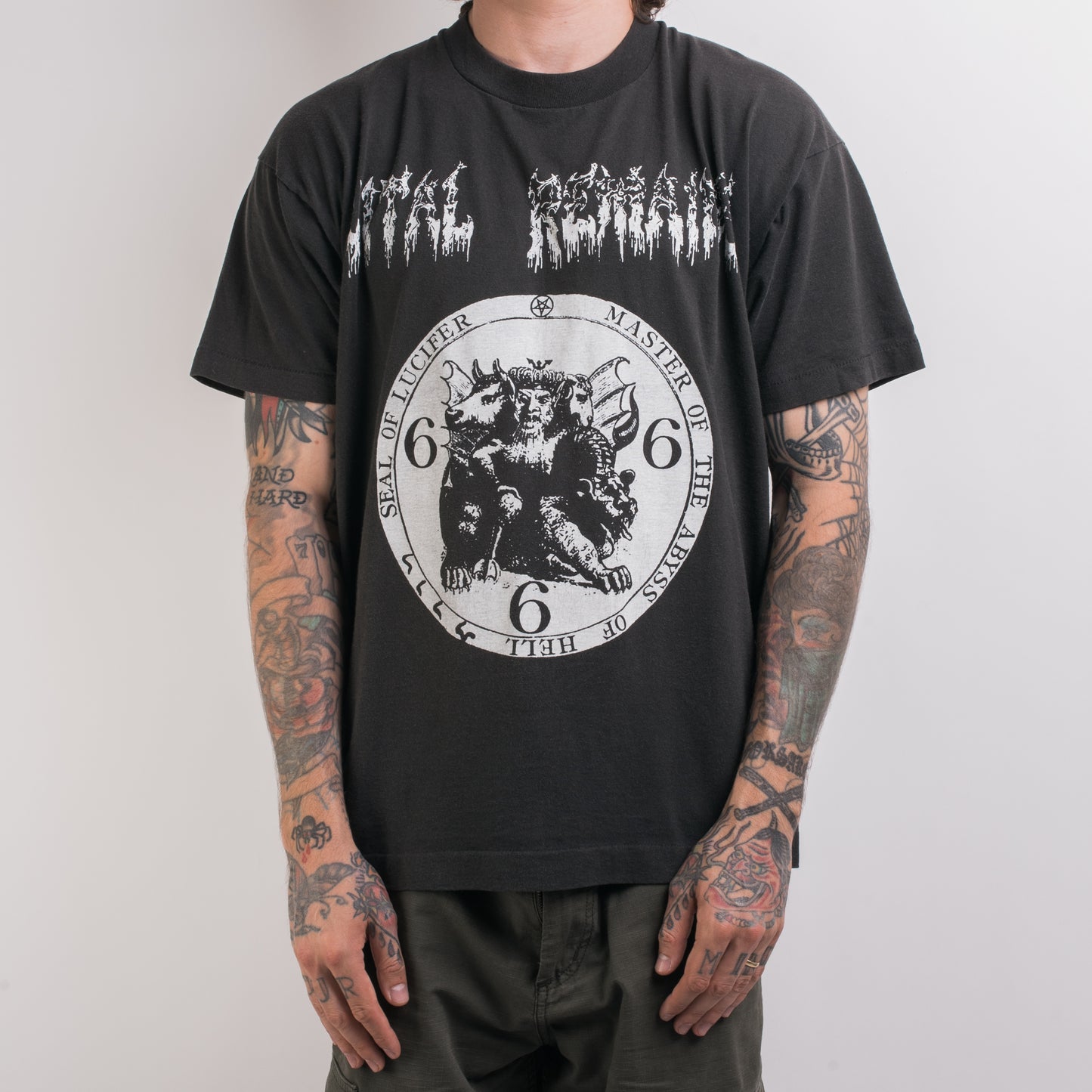 Vintage 90’s Vital Remains Triumph Through Darkness T-Shirt